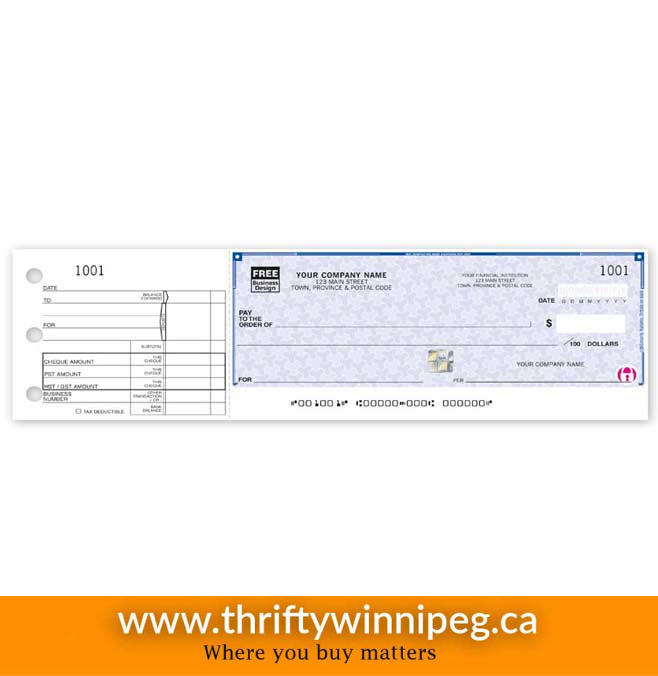 1 per page High Security Cheques