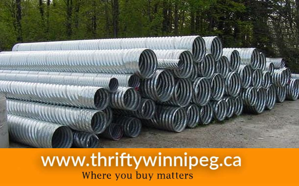 Corrugated steel culvert pipe
