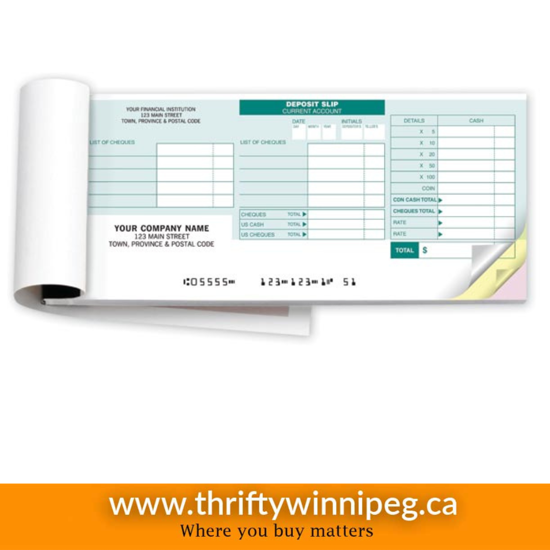Deposit Slip Book