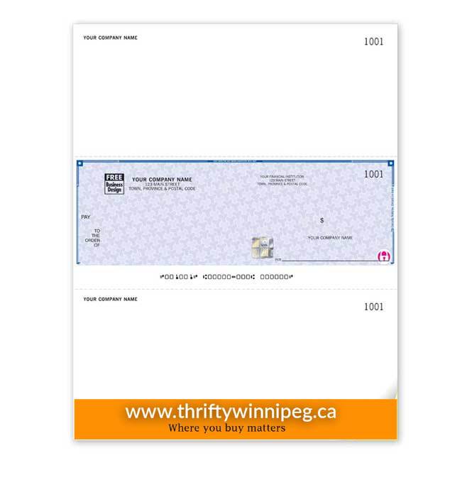 High Security Laser Top Cheque