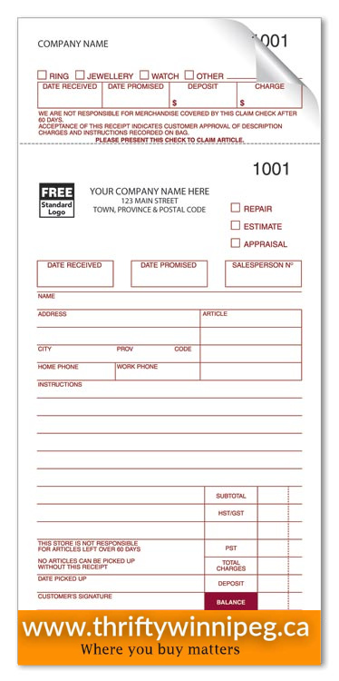 Jewellery Repair Envelope