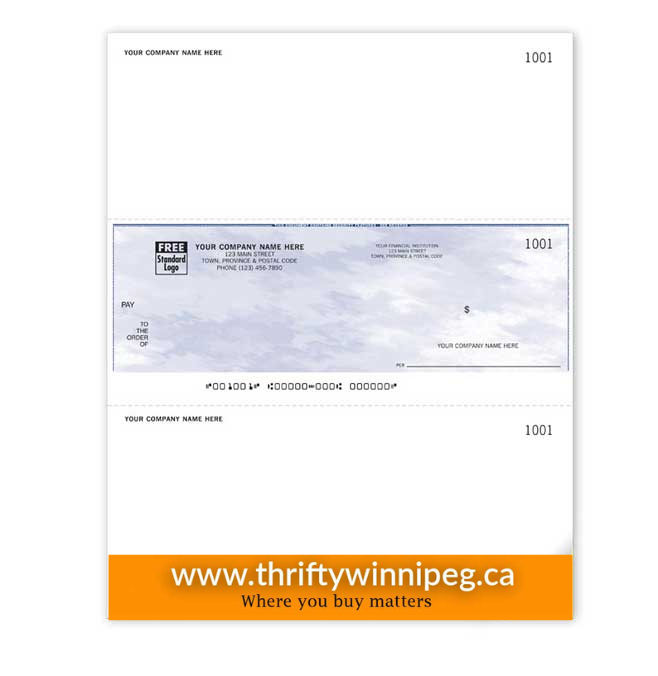 Laser Middle Cheque