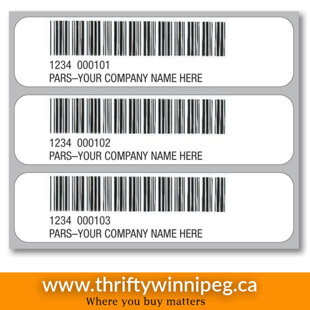 PARS Bar Code Label