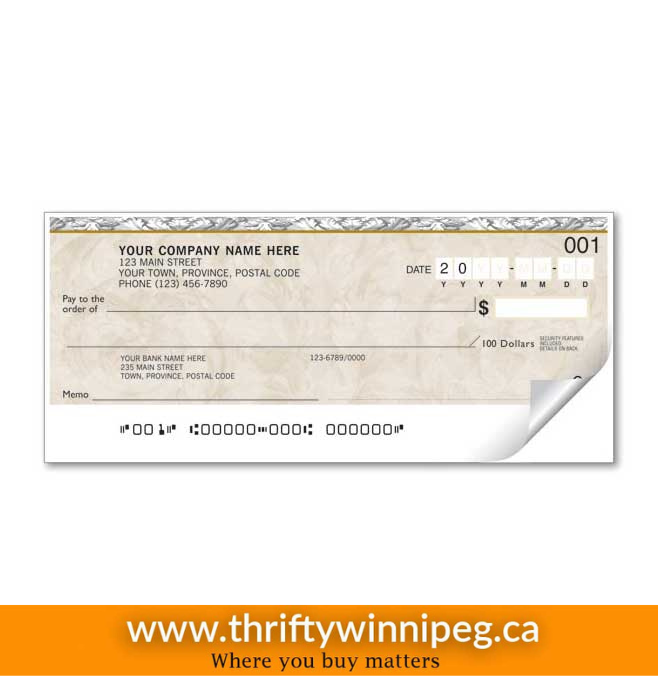 Personal Cheque-Festoon