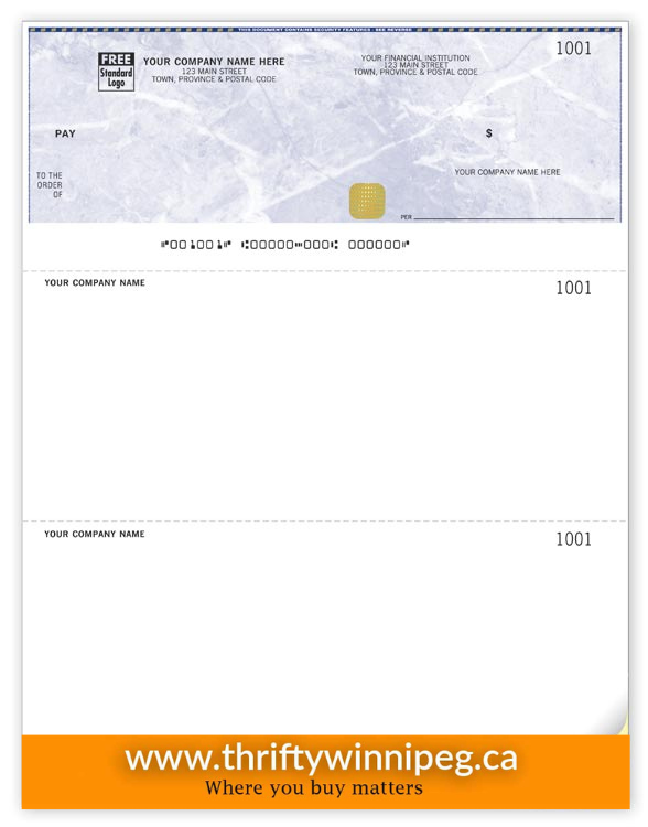 Security Laser Top Cheque - QuickBooks
