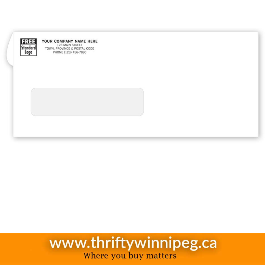 Self Seal Double Window Confidential Envelope
