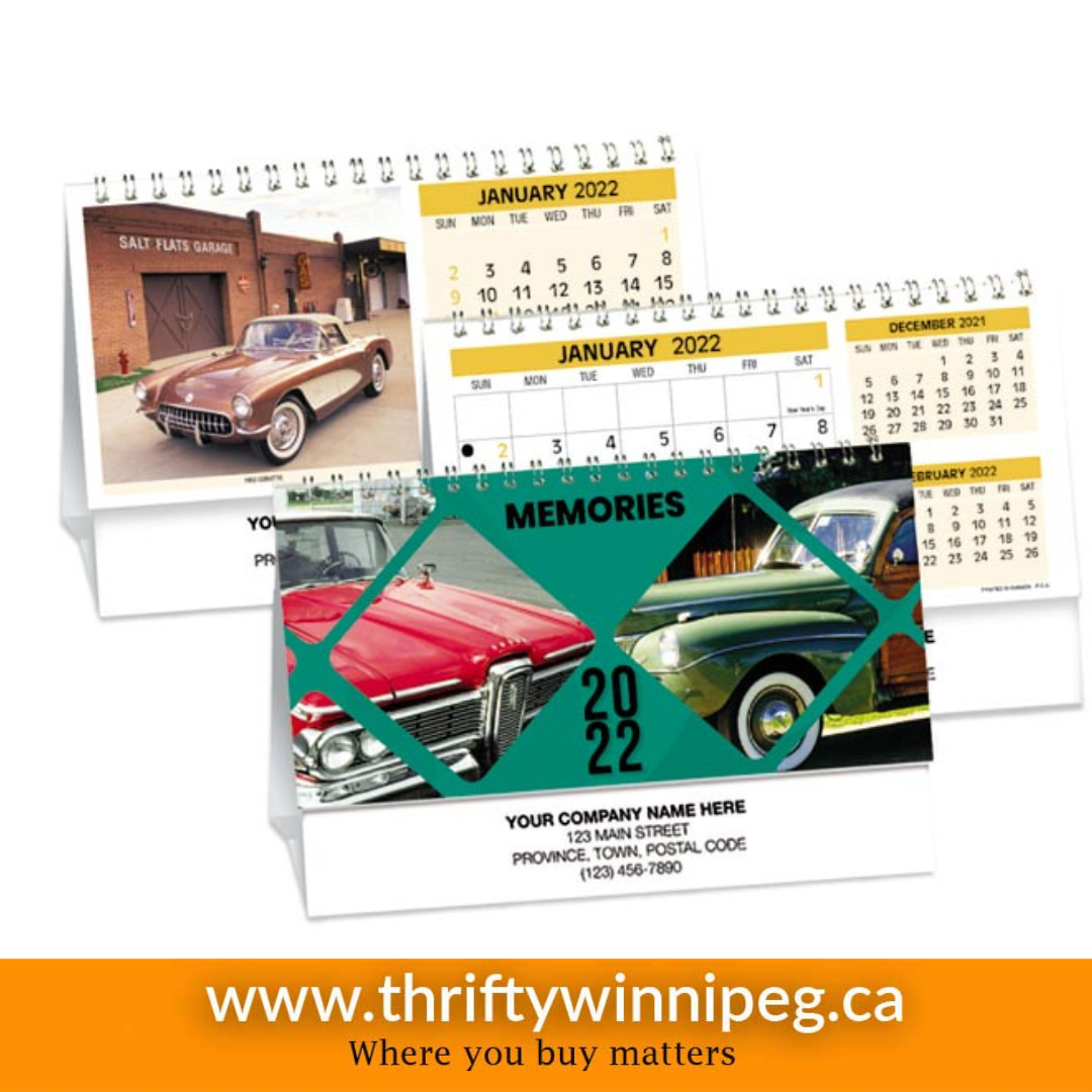 Spiral Desk Calendar - Memories